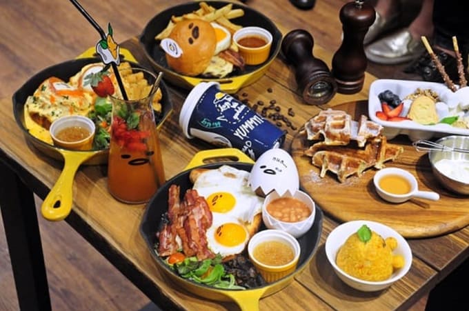quán cafe ở singapore: gudetama cafe