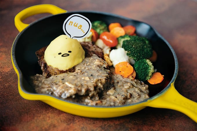 quán cafe ở singapore: bento ở gudetama cafe