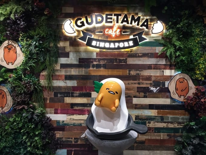 quán cafe ở singapore: quán gudetama cafe