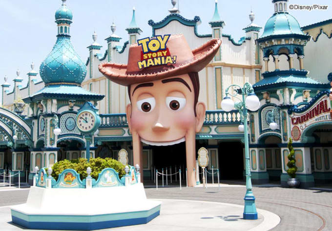 công viên đại dương tokyo disneysea: toy story mania
