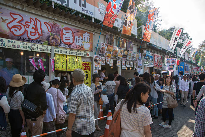 mùa thu ở hokkaido: hội chợ ẩm thực
