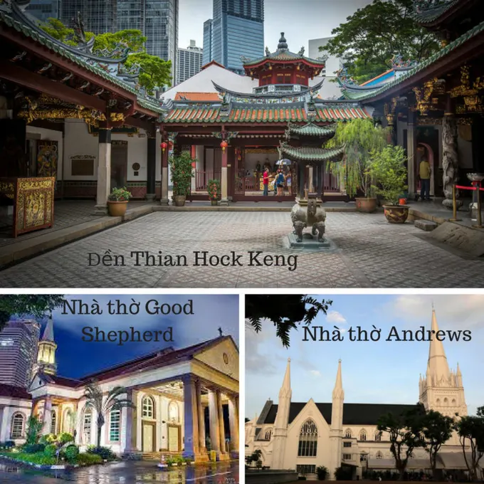 đền thian hock keng là một trong những điểm đến ở singapore cho hội độc thân
