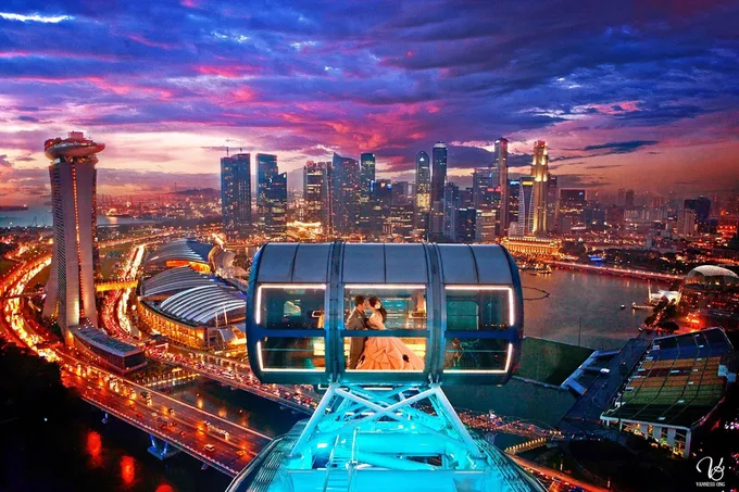 trải nghiệm singapore flyer: tham quan toàn cảnh singapore