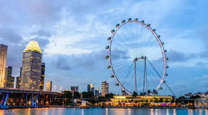 trải nghiệm singapore flyer: nhìn từ xa