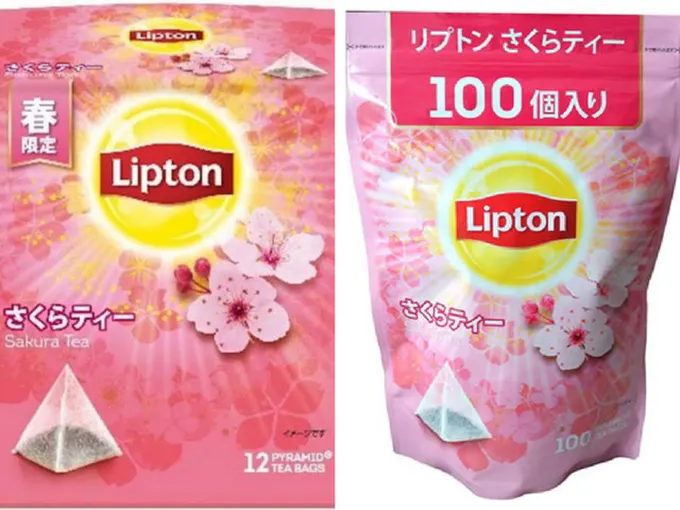 trà hoa anh đào túi lọc lipton là một trong những sản phẩm hoa anh đào ở nhật bản bạn nên thử