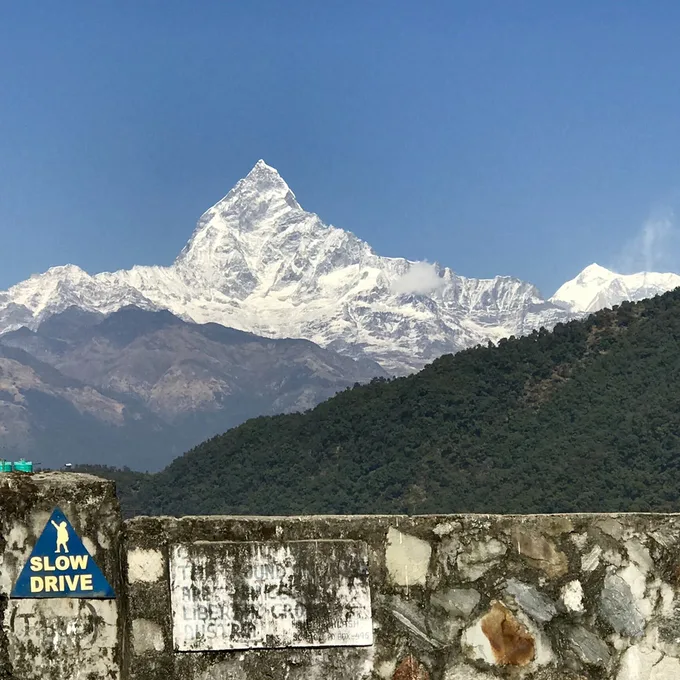 du lịch nepal: đỉnh fishtail