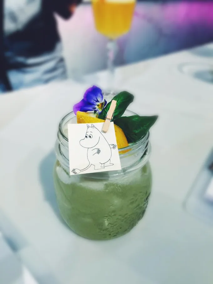 cocktail vị chua moomin là một loại cocktail nổi tiếng của phần lan