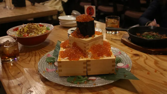rất nhiều tinh hoa ẩm thực hokkaido tập trung tại nhà hàng Daihachi Matsuda Izayaka