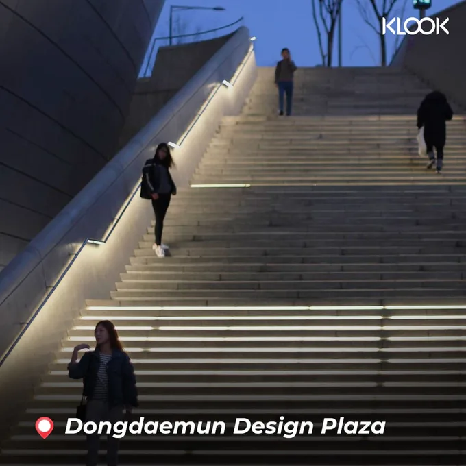 dongdaemun design plaza về đêm
