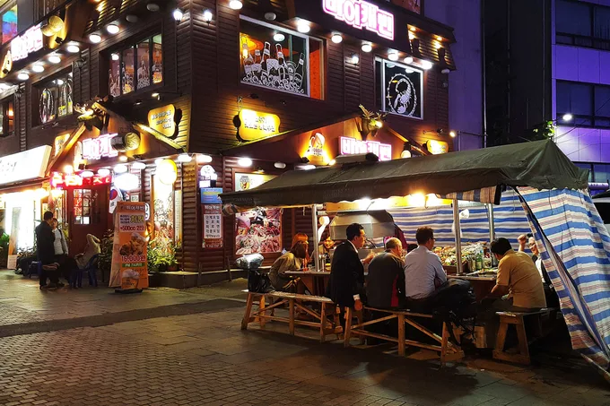 quán ăn đường phố tại dongdaemun