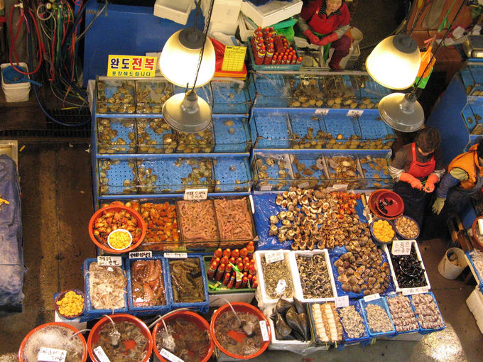 chợ hải sản noryangjin