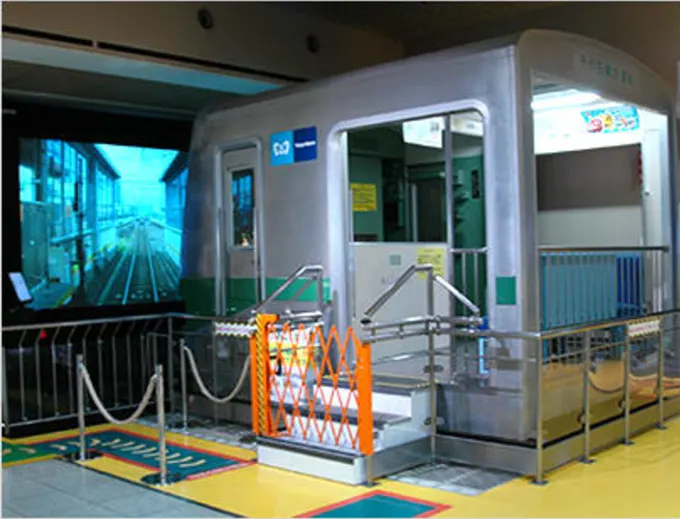 khu vực trưng bày của Bảo tàng Tàu điện ngầm Tokyo
