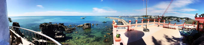 cảnh biển nhìn từ dinh cậu