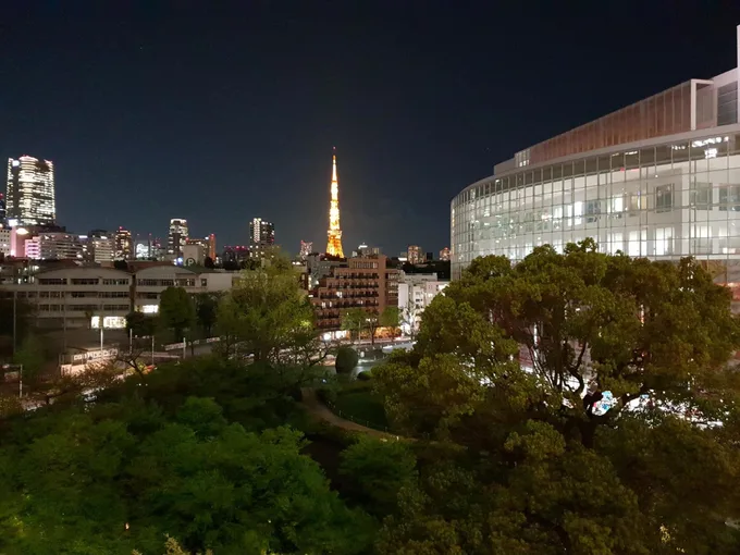 tháp tokyo về đêm