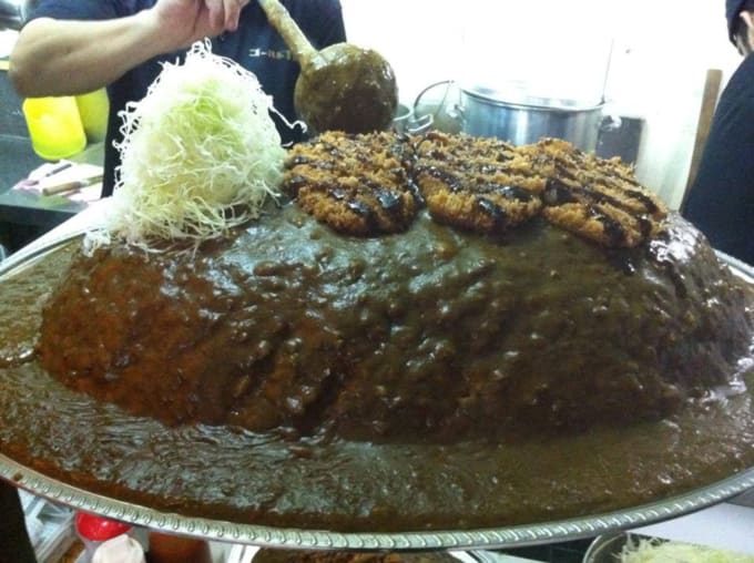 close-up of japanese curry in Bangkok