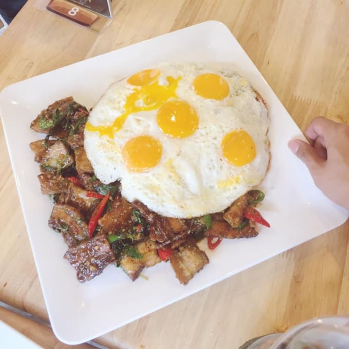 giant thai mix and match rice dish