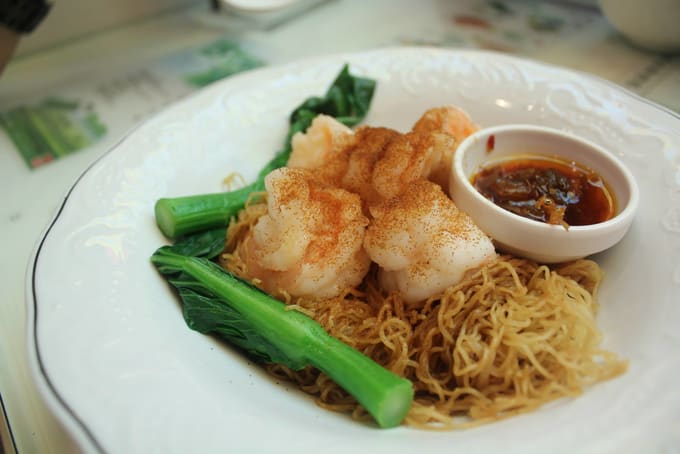 Tsui Wah Cafe King Prawns XO Sauce Noodles Singapore
