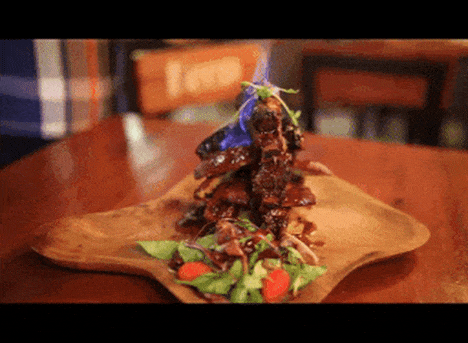 Double Durian Pork Ribs Tower