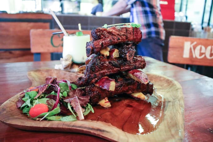 Double Durian Flaming Pork Ribs Tower Singapore