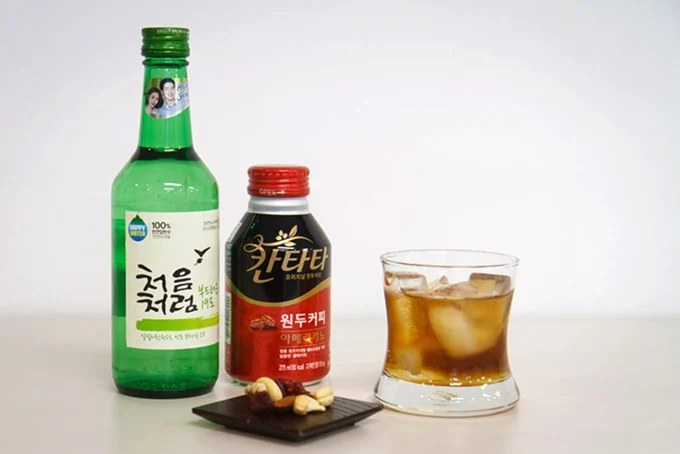 Soju và cà phê Cocktail