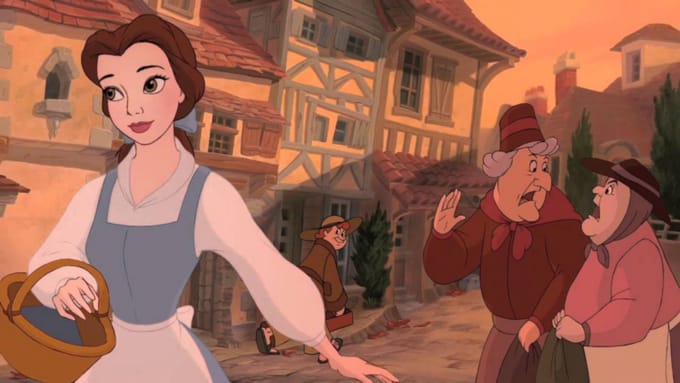 Belle in marketplace