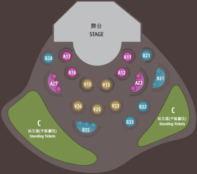 shows and performances macau, taboo seating chart macau, taboo show macau