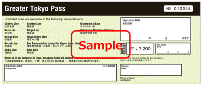 Greater Tokyo Pass