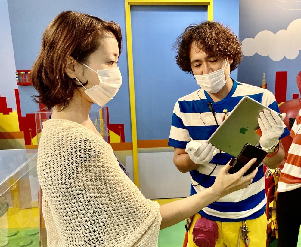 QRコードで楽々入場