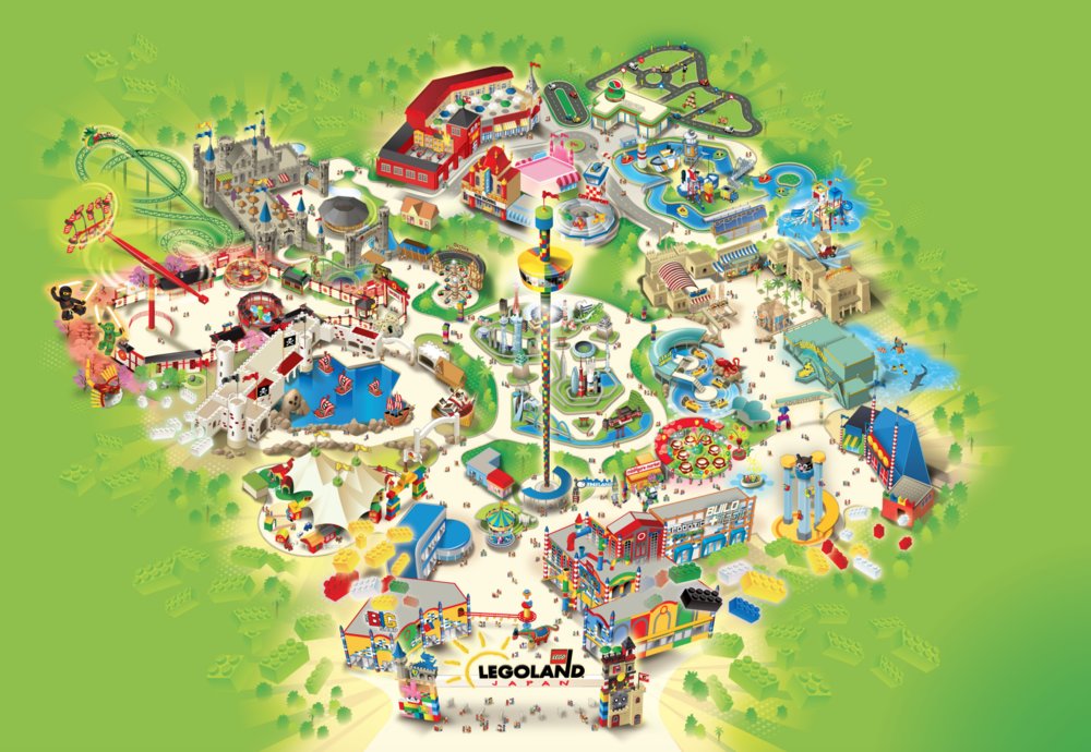 パークの全体マップ（公式サイトより）