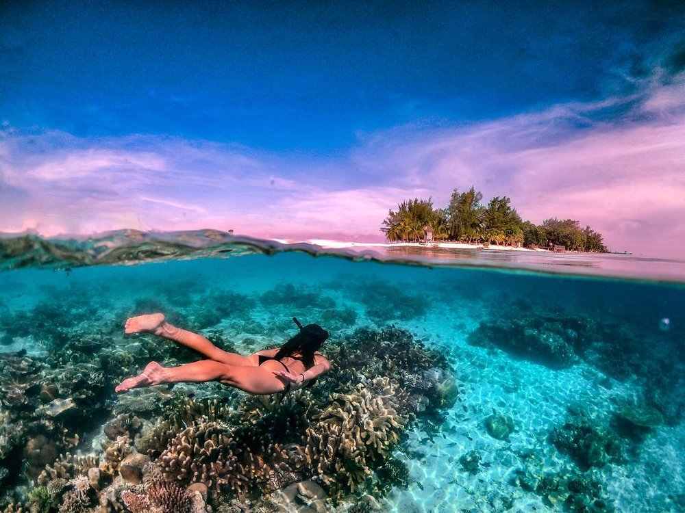 Snorkelling Sabah Semporna Mataking Island
