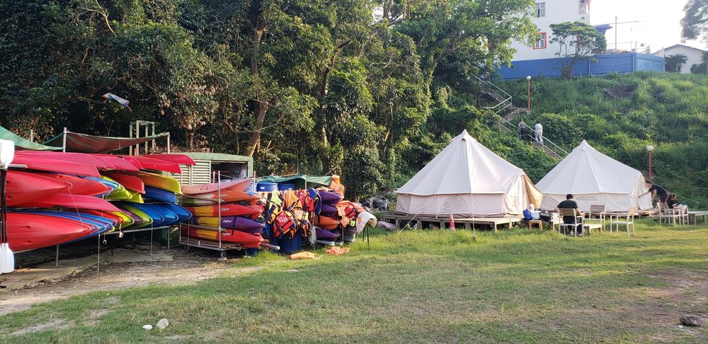 西貢赤徑露營獨木舟