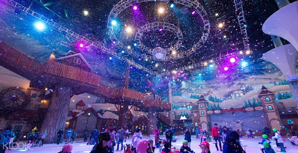 Dance in the winter lights