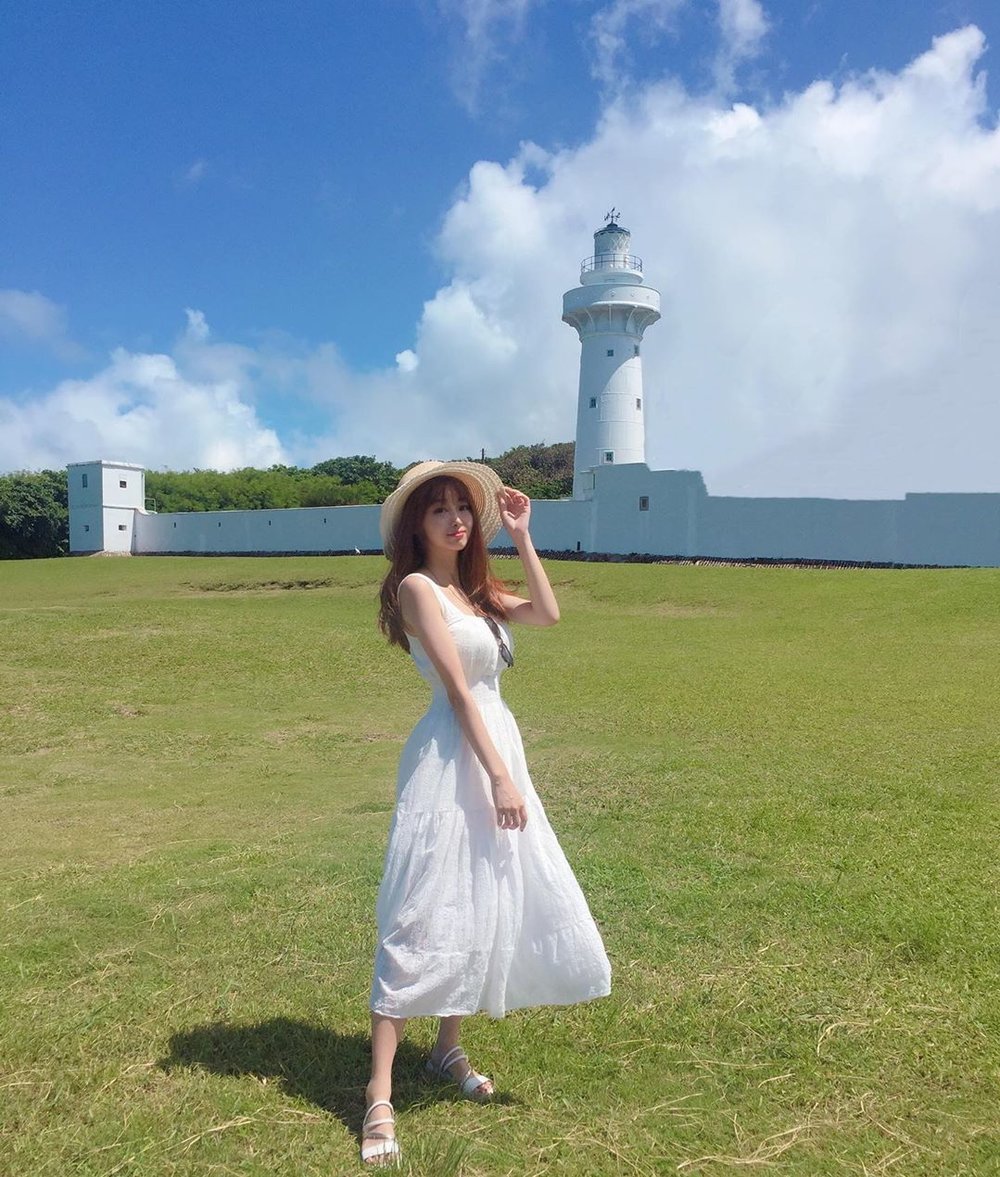 鵝鑾鼻燈塔合照