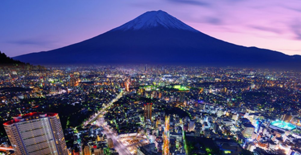 View of Mount Fuji from Fuji-Q