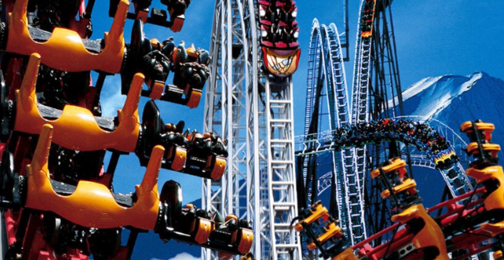 Fuji-Q Highland is just one of the major attractions near Mount Fuji.