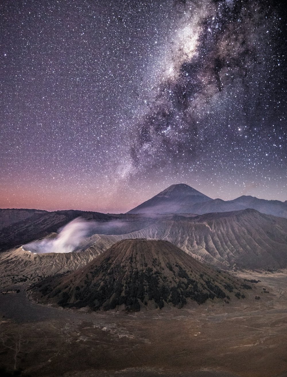 Milky Way di Gunung Bromo