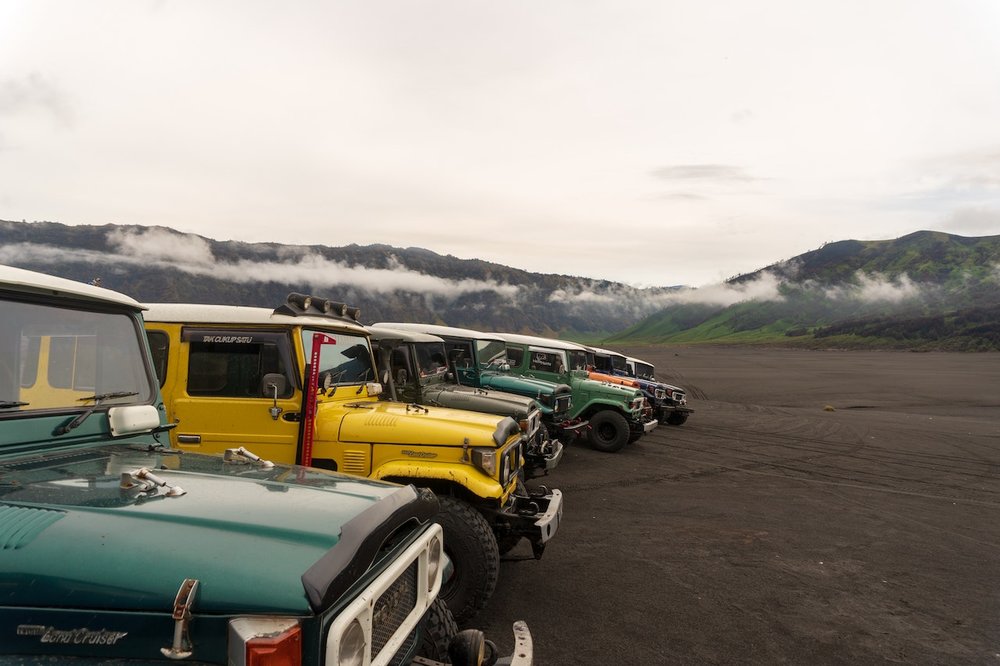 Jeep di Gunung Bromo