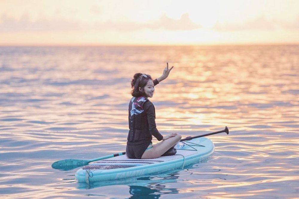 在宜蘭東澳灣體驗SUP，欣賞山海一線的自然美景 (圖片來源：IG @wutipi)