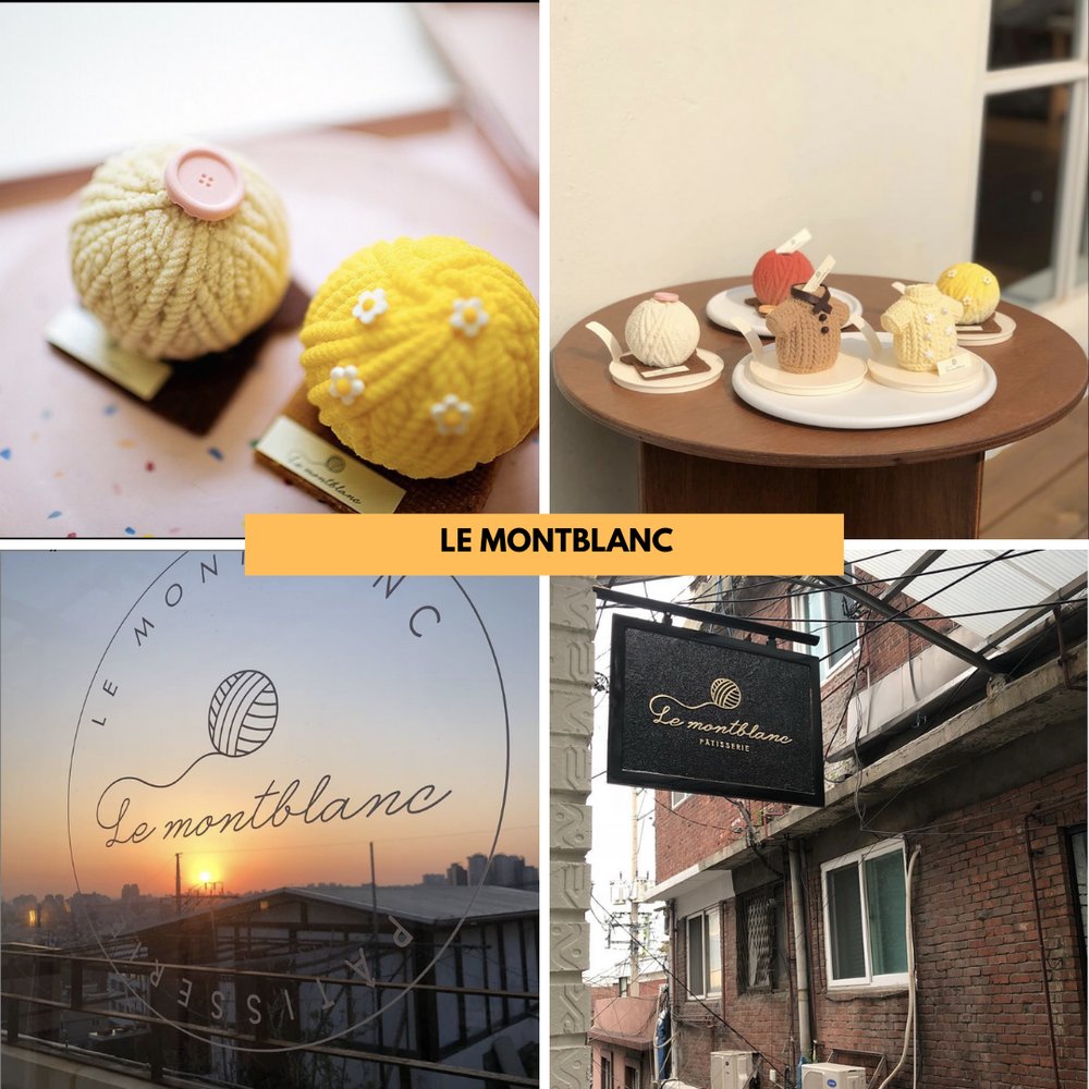 le-montblanc คาเฟ่เกาหลี