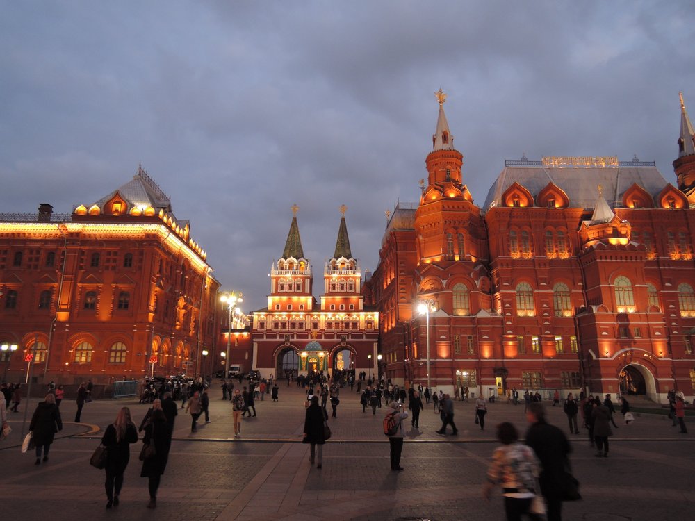 Red Square Moscow Sunset