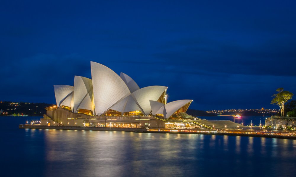 Sydney Opera House After Sunset