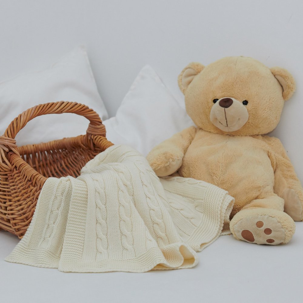white valentines teddy bear