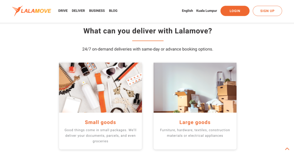 lalamove delivery service malaysia