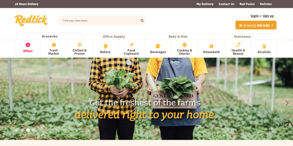 redtick plus delivery