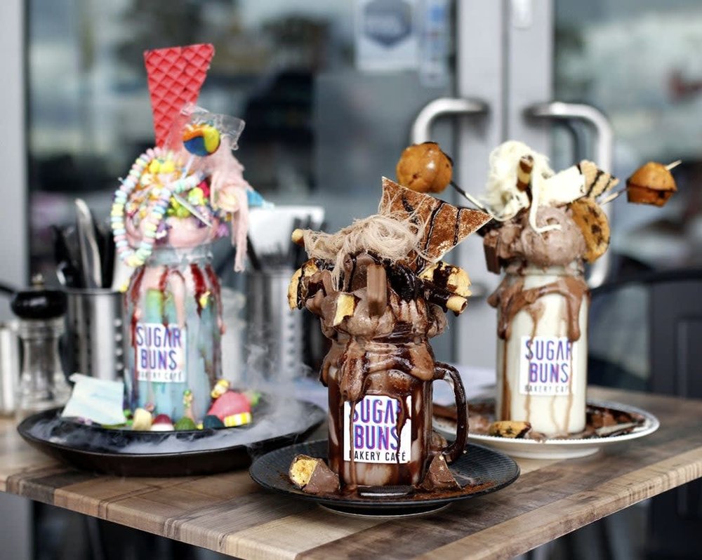 Megashakes at Sugar Buns Bakery Cafe