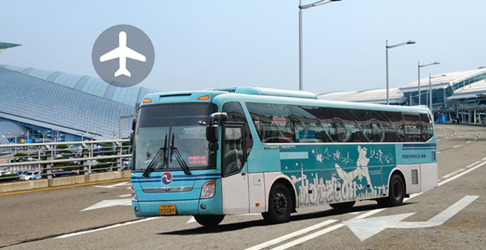 incheon airport kal limo bus seoul korea