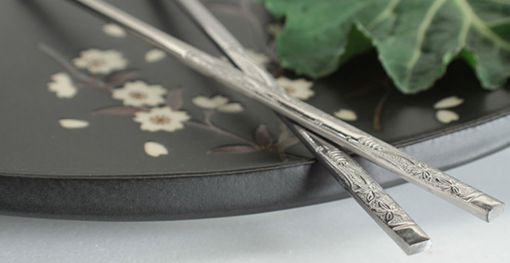 flat chopsticks metal seoul food customs culture