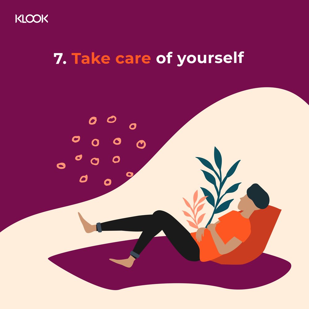 Ways To Stay Calm - take care of yourself