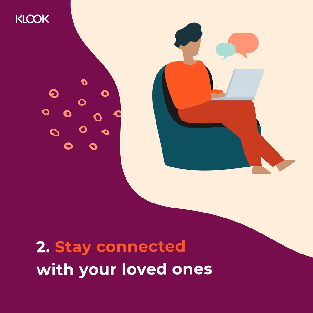 Ways To Stay Calm - stay connected