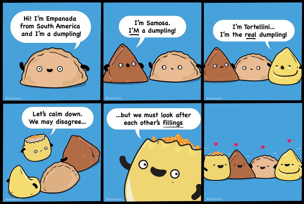 Dumpling Fight by @sosteamy